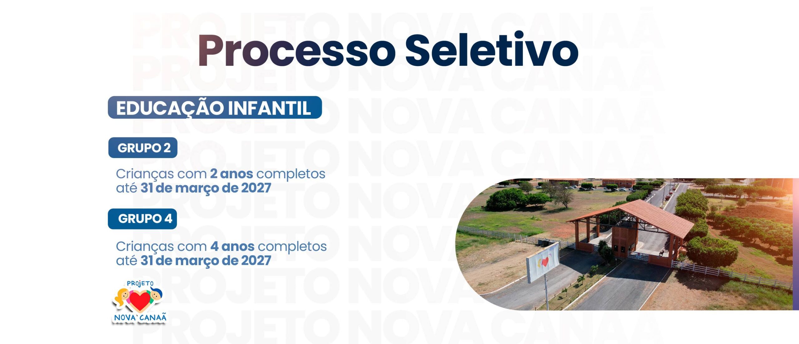 Processo Seletivo — Matrículas 2027